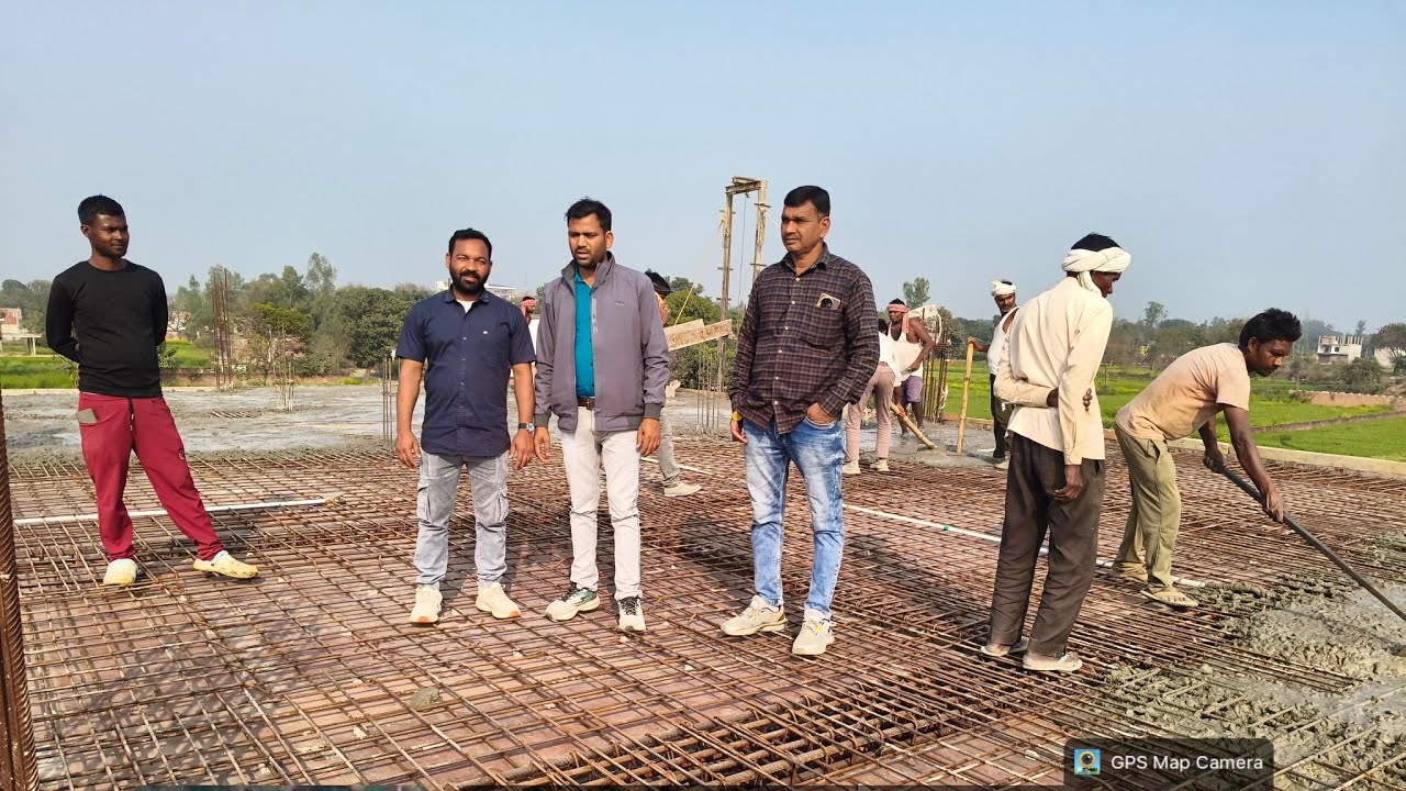 Slab Casting Akbarpur #slabcasting #construction #cement #shuttering #viral #civilengineering #food 