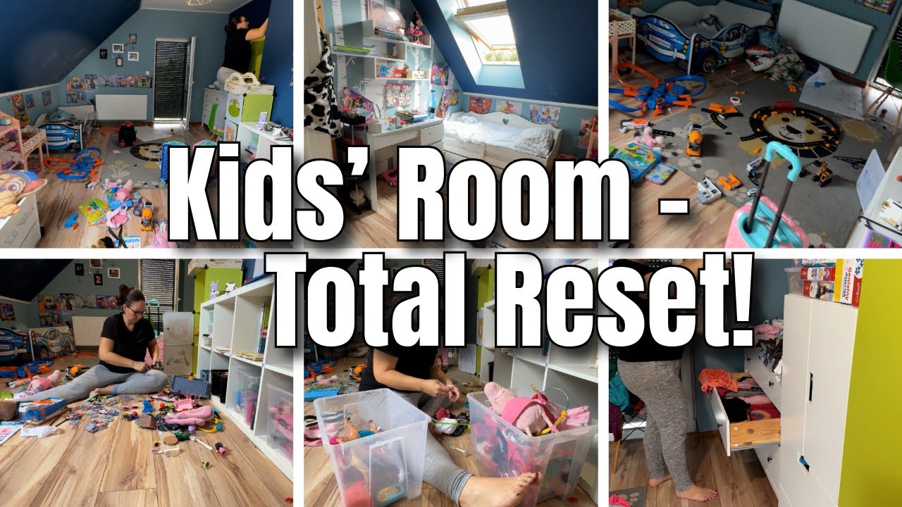 Total Kids’ Room Reset ✨💪 Pregnant & Tackling the Mess