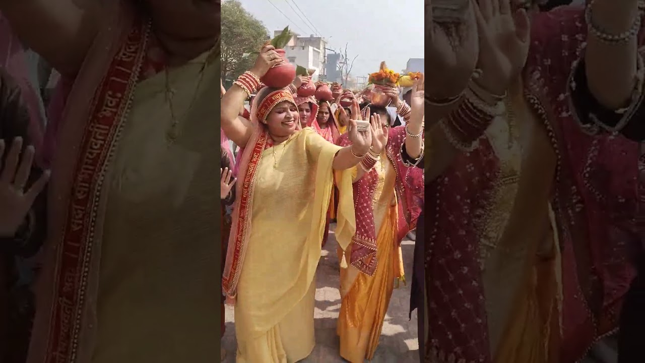 भागवत में कलशयात्रा 🚩🚩
