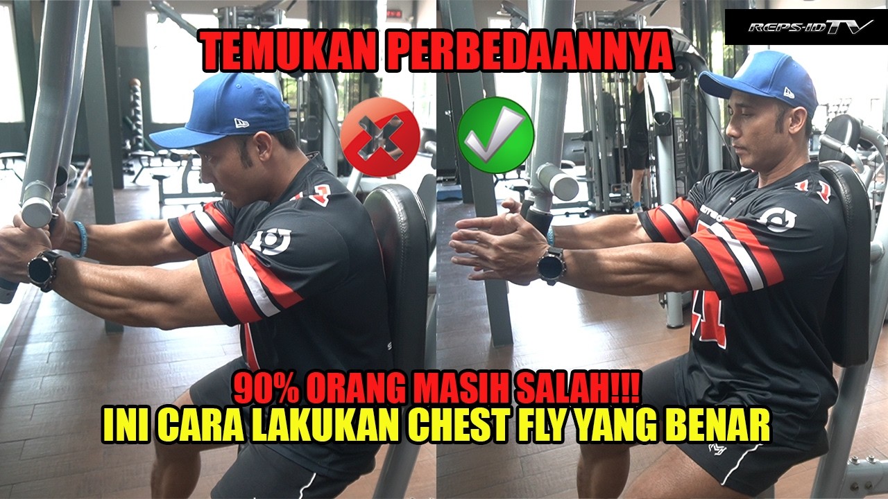 STOP Chest Fly Seperti Ini! 90% Orang Gym Masih Salah!