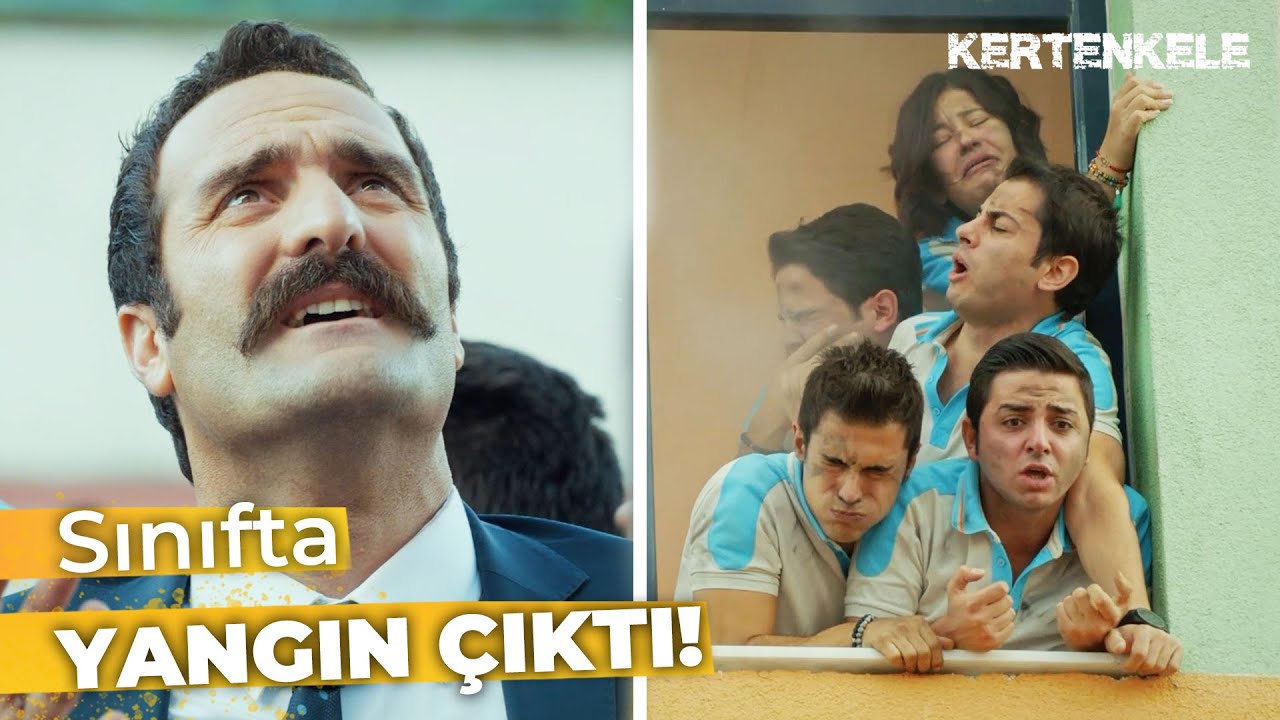 Öğrencilerin de içinde olduğu sınıfta yangın çıktı! | Kertenkele 🦎 39. Bölüm
