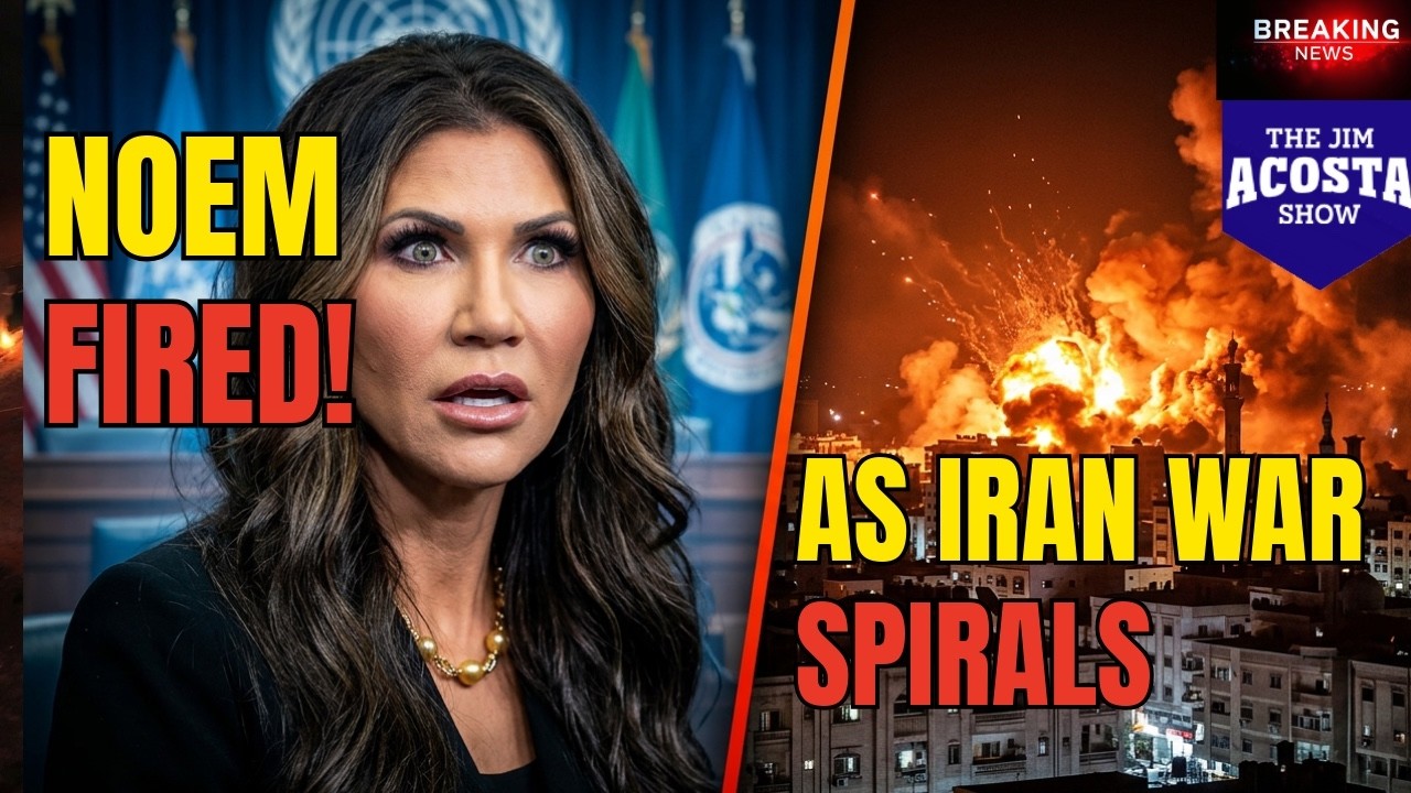 LIVE: Noem's next move after being fired, Trump's Iran War Is Already Falling Apart