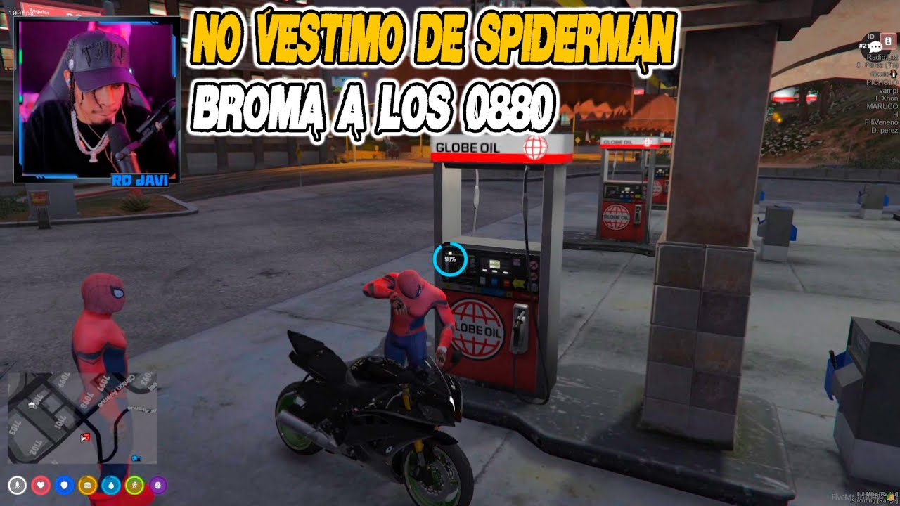 RDJavi: No Vestimo de Spiderman Para Hacerle Broma a Los Muchachones 0880