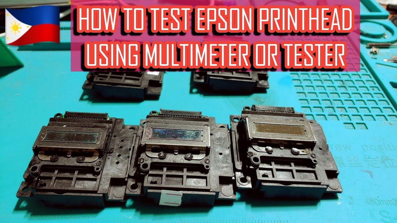 How to test epson printhead using multimeter tester