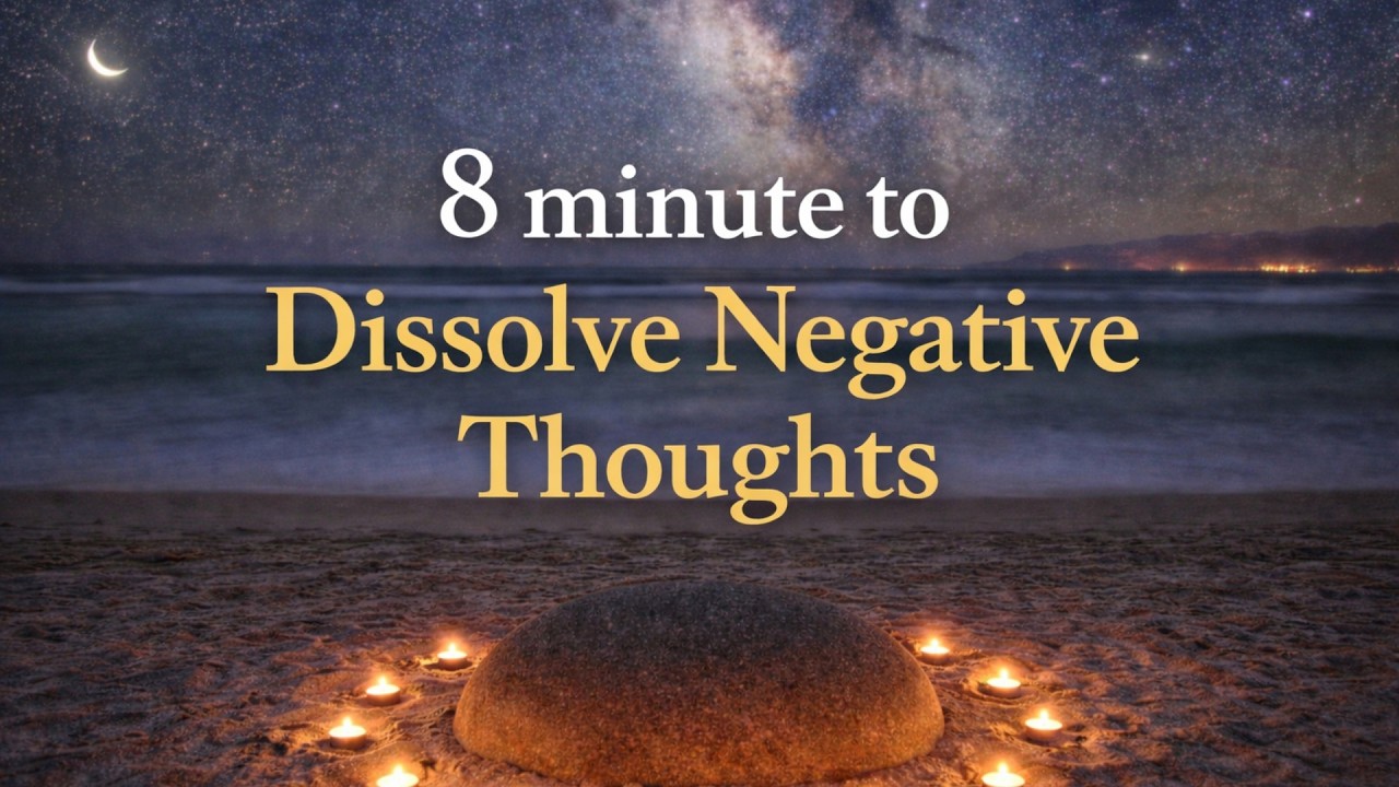 8 minute Meditation - Eliminate All Negative Energy - Deep Healing Music for Inner Peace & Balance