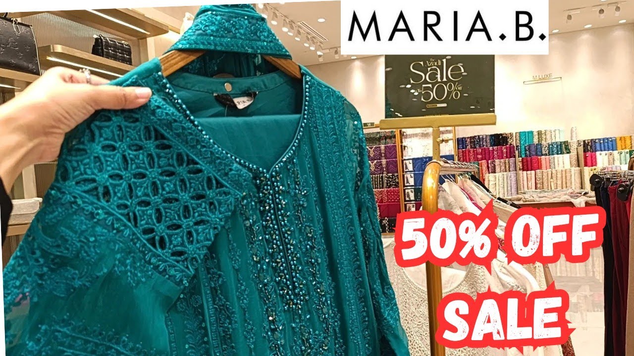Maria B 50% OFF SALE 😱🔥 Maria b New Collection 2025♥️ maria b Sale 2025