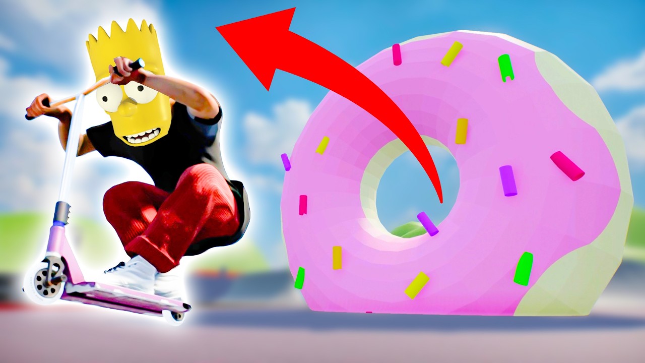 I Went SCOOTERING In The SIMPSONS?! (ScootX)