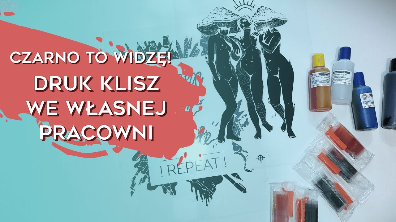 Sitodruk 23 - jak przygotować kliszę do naświetlenia sita do sitodruku na drukarce atramentowej