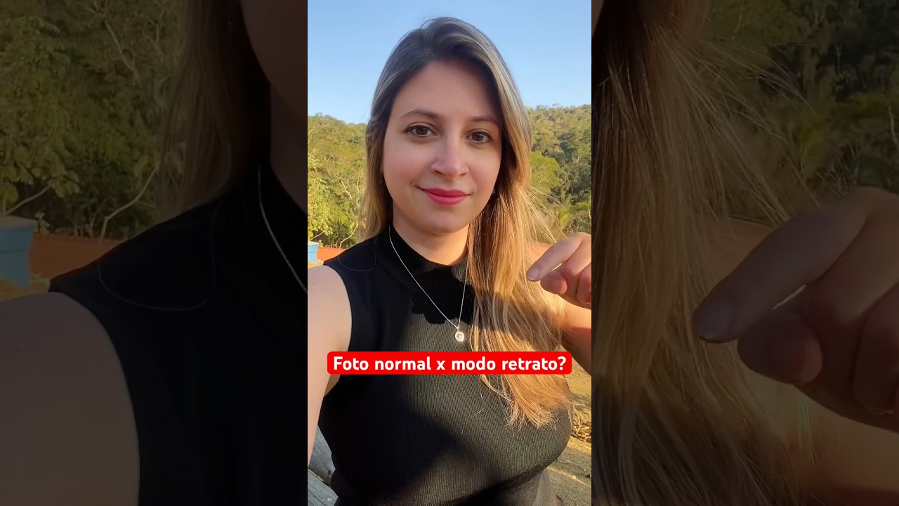 Foto normal ou modo retrato? Voc&ecirc; sabe a diferen&ccedil;a? #posesparafoto #fotografia