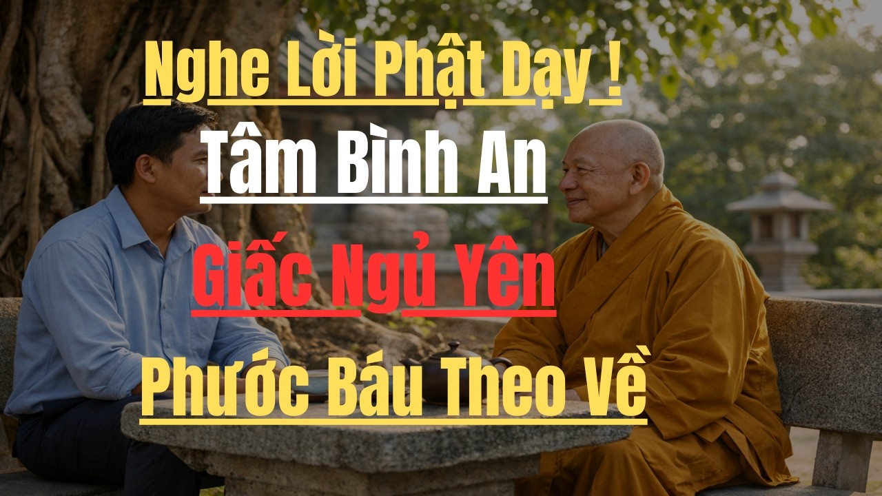 Nghe Lời Phật Dạy-Tâm Bình An-Giấc Ngủ Yên-Phước Báu Theo Về...