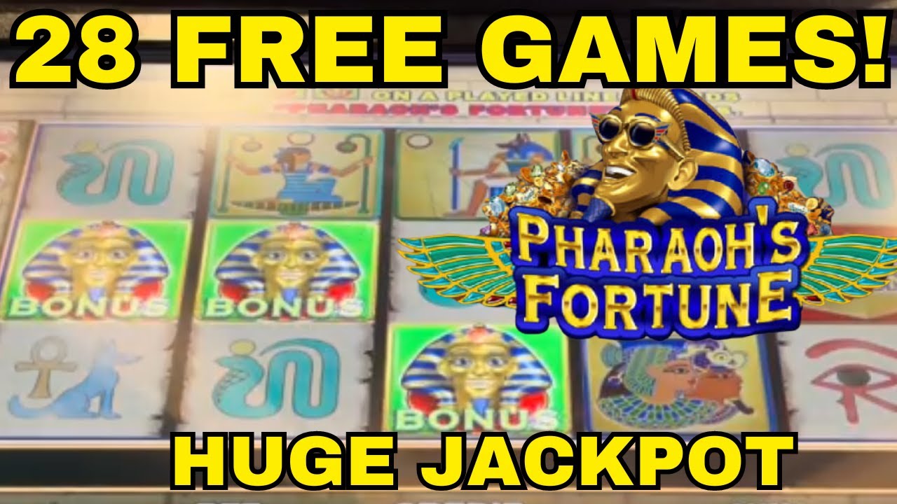 PRO PICKER! Massive Jackpot on Pharaohs Fortune slot machine high limit in Las Vegas