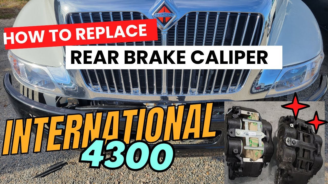 2021 International Truck Rear Brake Caliper Replacement