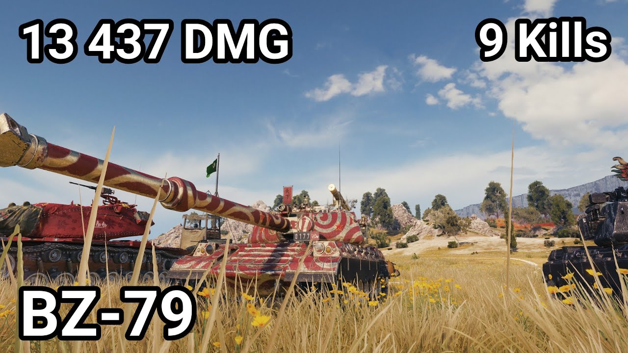 BZ-79 - 13 437 damage / 9 kill / 4 560 blocked / 342 assist