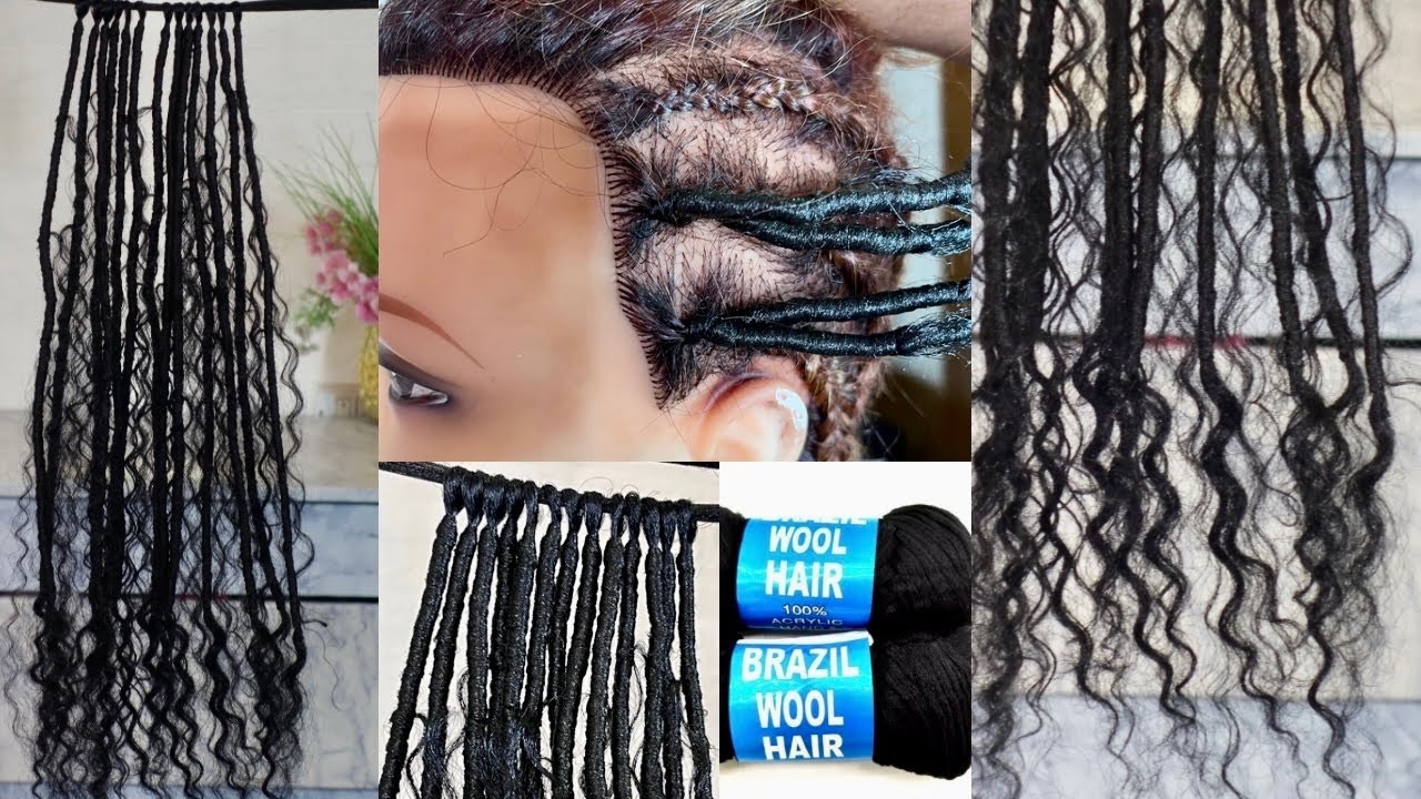 DIY CROCHET GODDESS FAUX LOCS / USING BRAZILIAN WOOL / SOFT LOCS