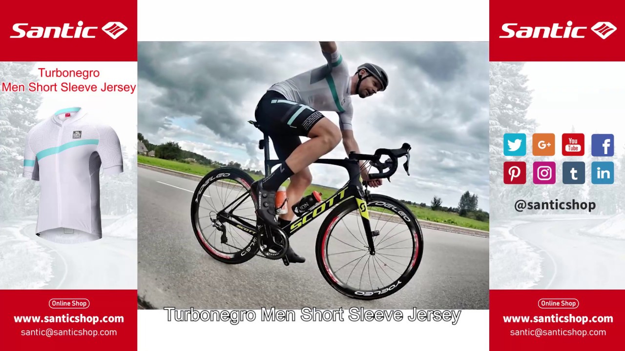 What a wonderful Turbonegro White cycling Jersey Santicshop