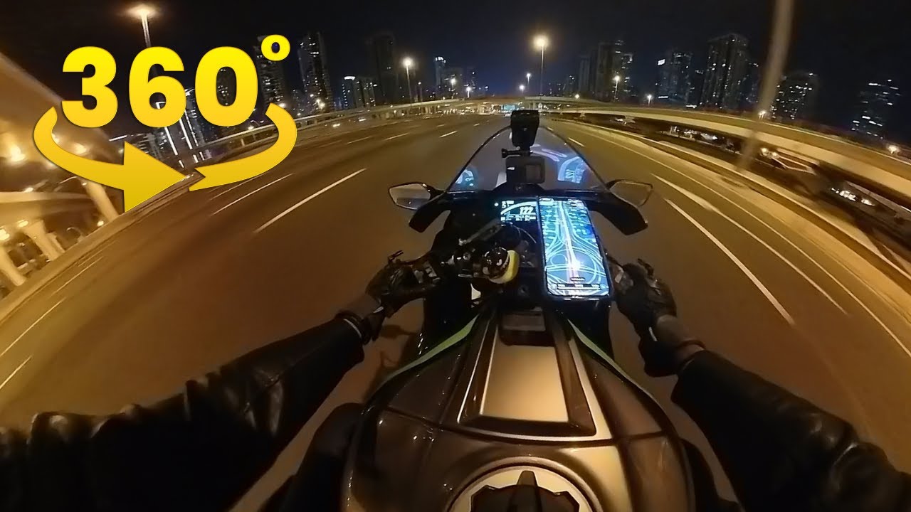 POV Midnight City Ride [4K 360&deg; VR Video]