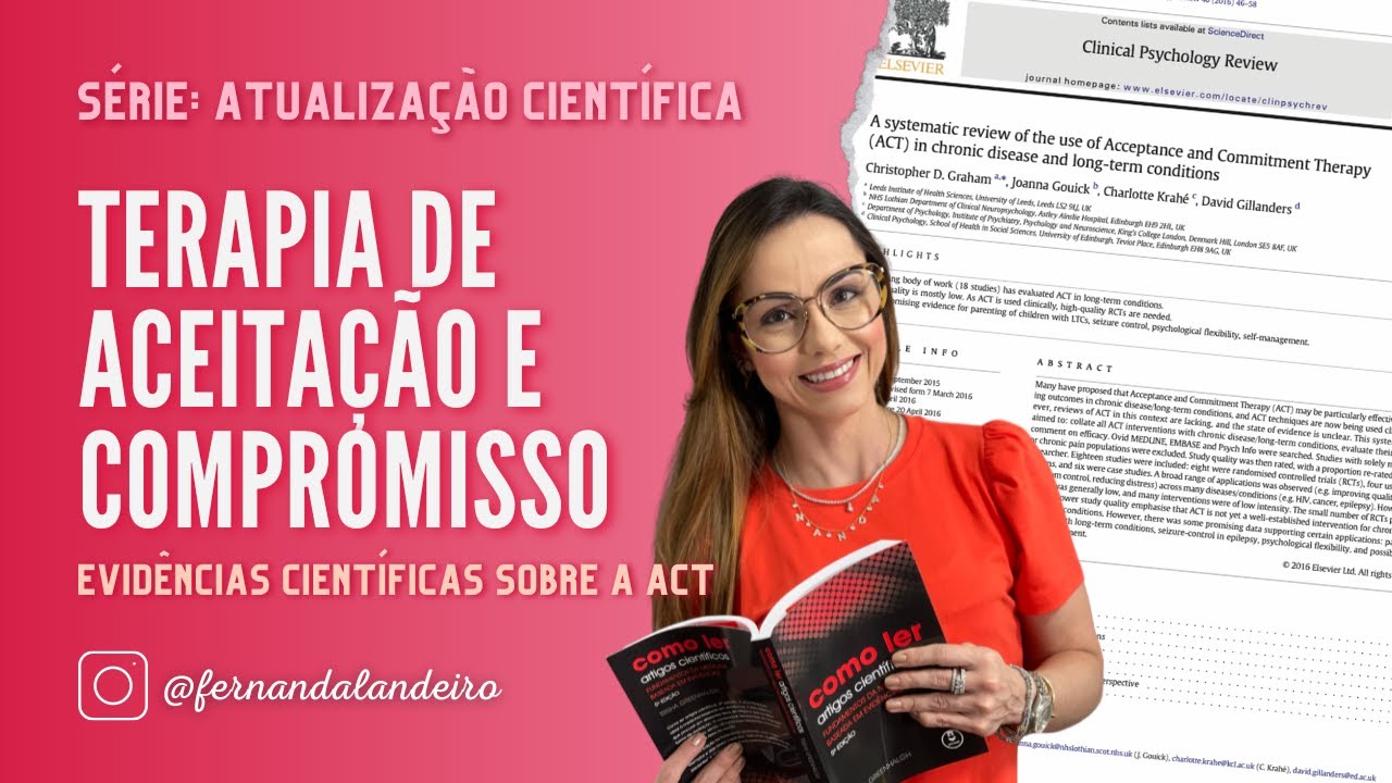 Terapia de Aceitação e Compromisso - Quais as evidências científicas da ACT?