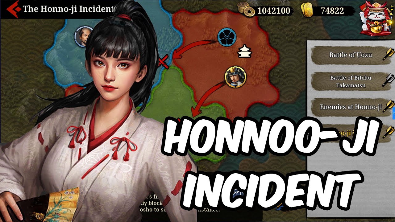 The Honnō-ji Incident in Great Conqueror 2 Shogun – Samurai Strategy Gameplay