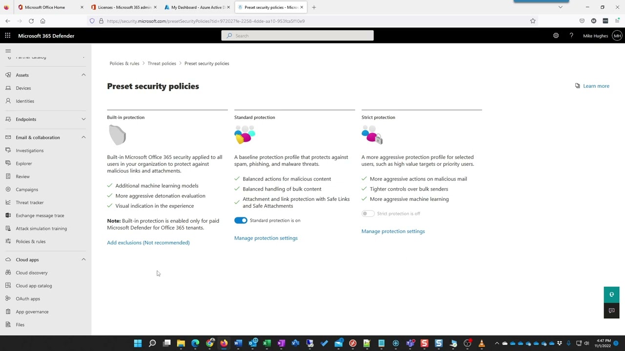 Defender for Office 365 Quick start + a semi deep dive