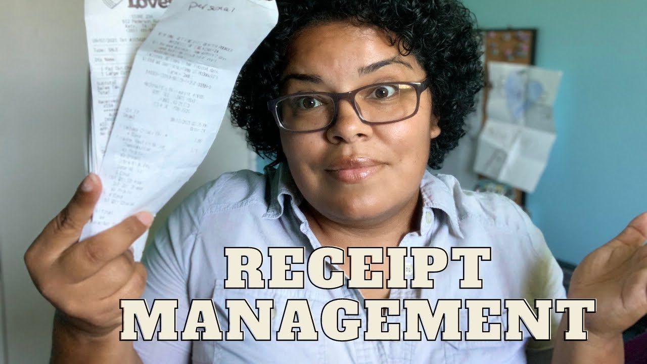 How to Organize Receipts//Receipt Management System//Electronic storage