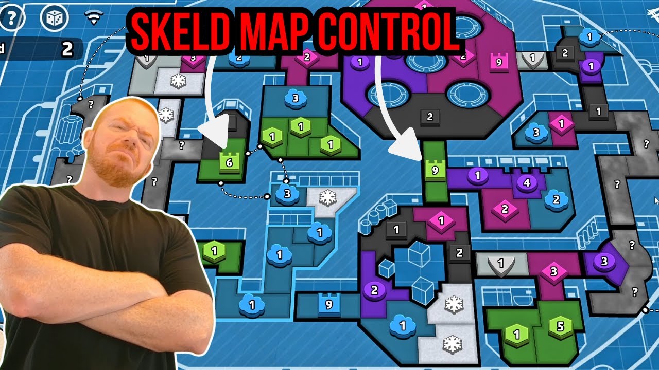 Dominating the Best Among Us Map in Risk (Skeld)