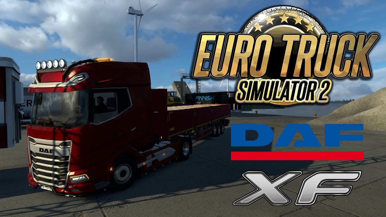 Euro Truck Simulator 2 II Daf - Nordic Horizons DLC (Finlandiya) // Logitech G923