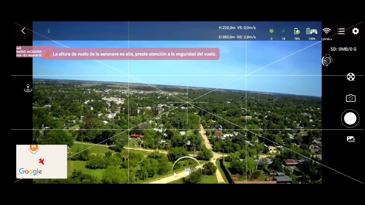  Drone Rg800 max, prueba de distancia
