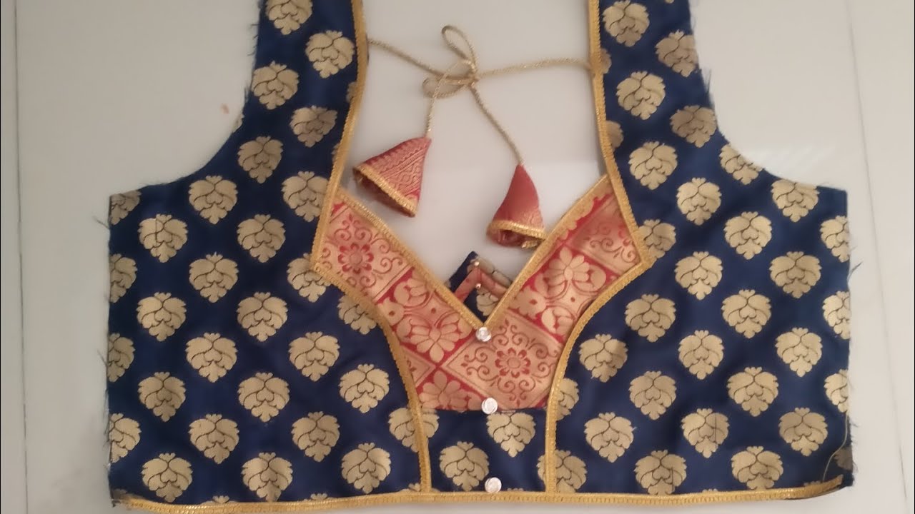 Aasan tarike se blouse Ka beak Nek design kese banaye|beak part design|