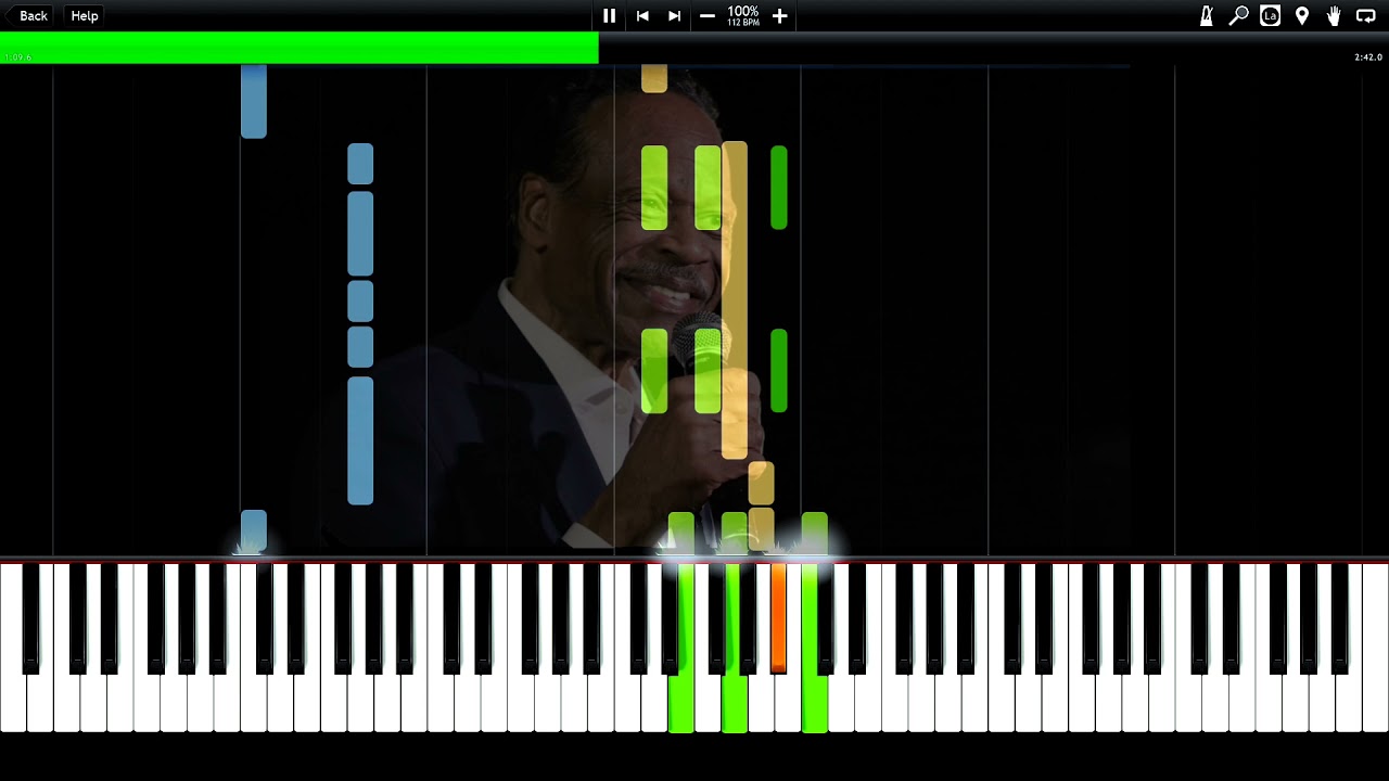 Edwin Hawkins – Oh Happy Day Synthesia piano Tutorial (midi) //bertaclaudia