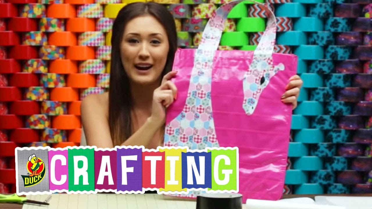 How to Craft a Duct Tape Giraffe Tote Bag