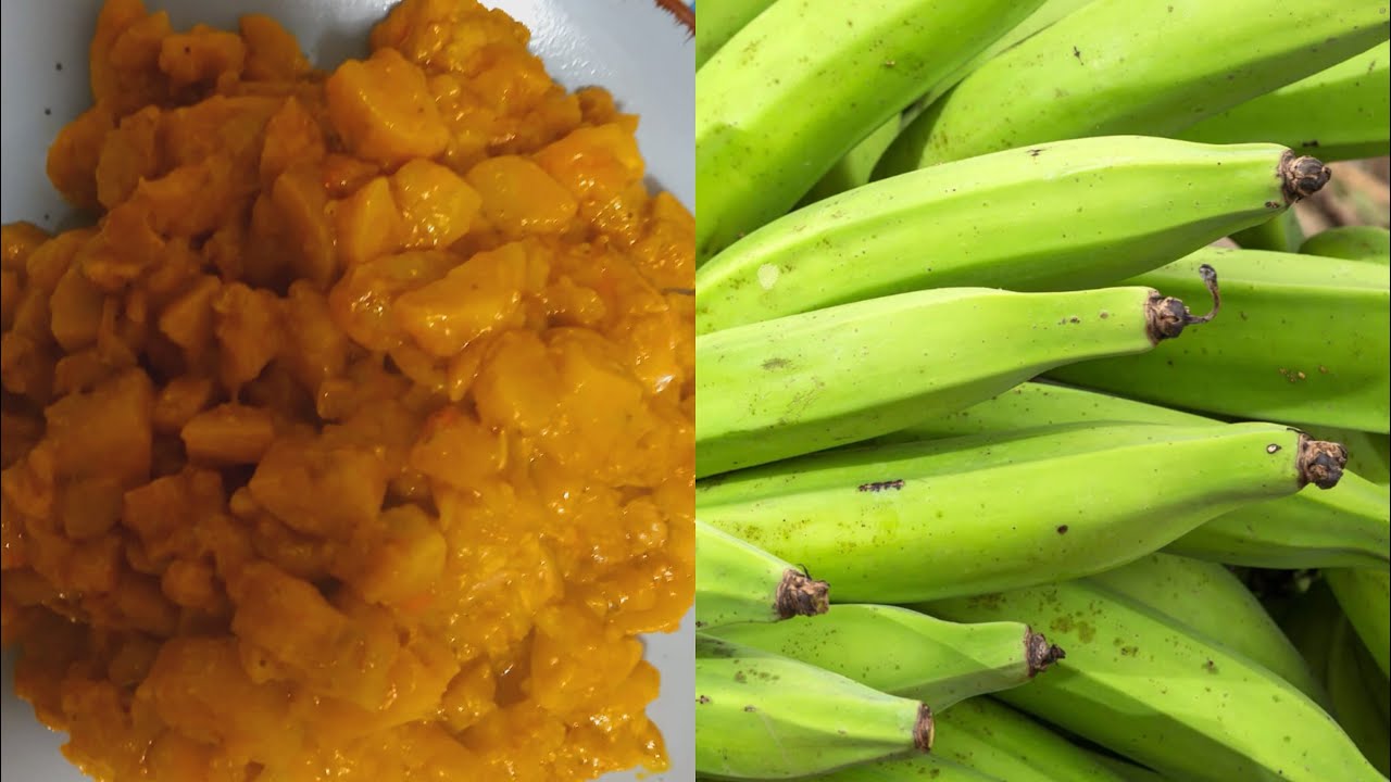 3 Ingredients to Make Delicious GREEN Plantain Porridge 😋