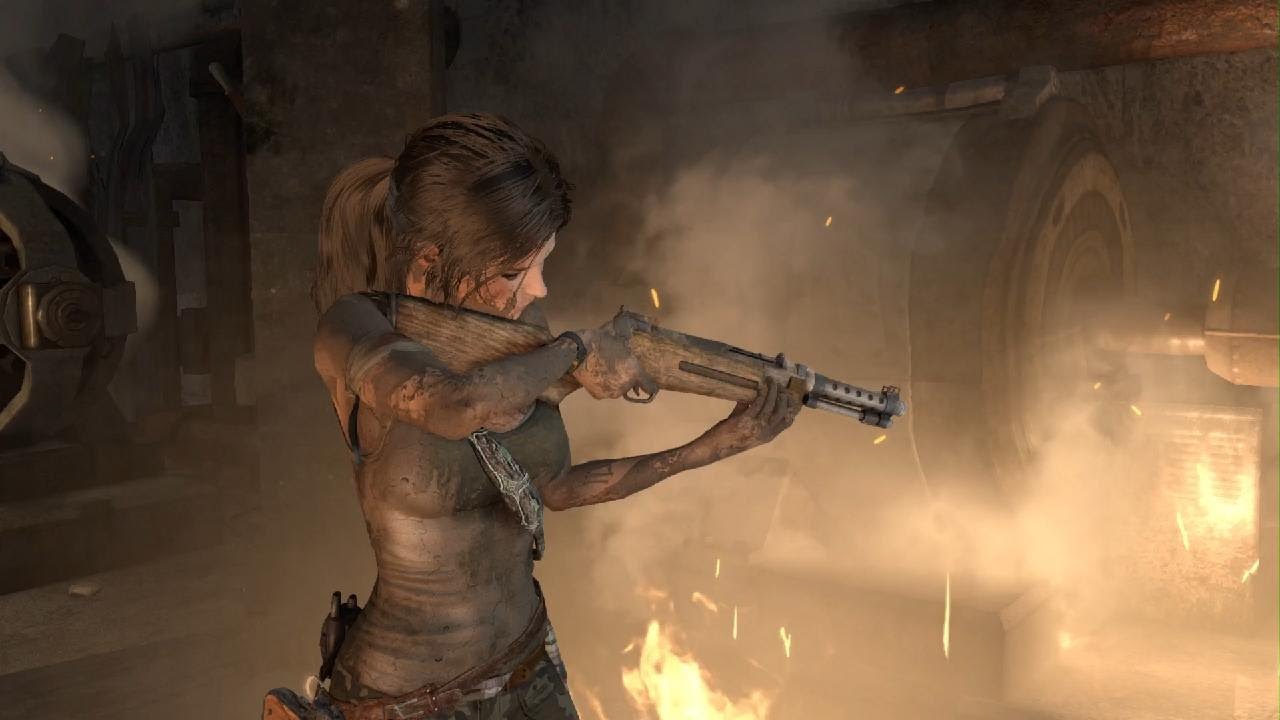 Tomb Raider: Definitive Edition PS5 Pro part 4 Machine gun