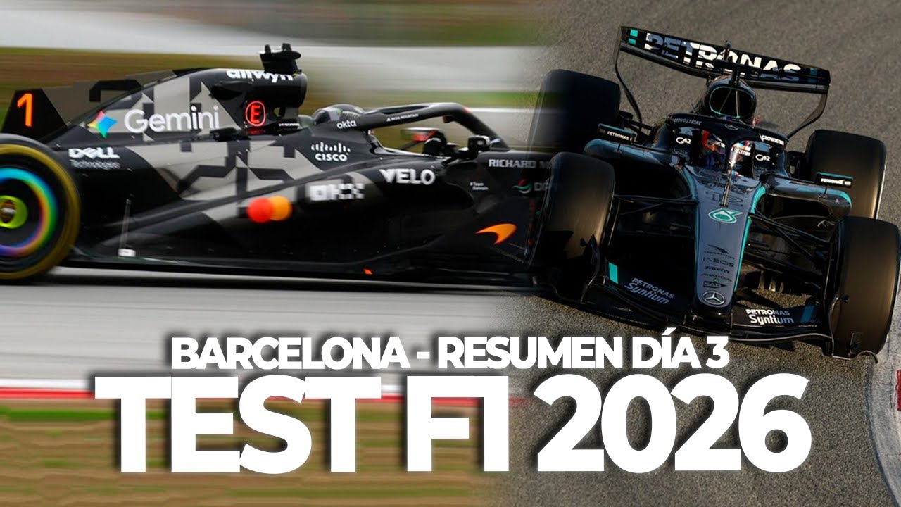 MERCEDES LIDERA Y MCLAREN DEBUTA SU MCL40 | RESUMEN DÍA 3 F1 2026 - BARCELONA