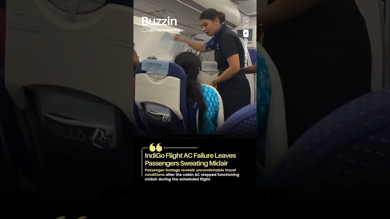 IndiGo Flight AC Failure Leaves Passengers Sweating Midair