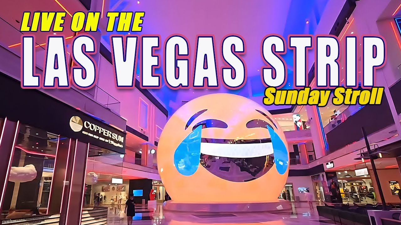 💥Las Vegas Live Sunday Strip Stroll! 🤗 #live #walking ##relaxing #lasvegasstrip