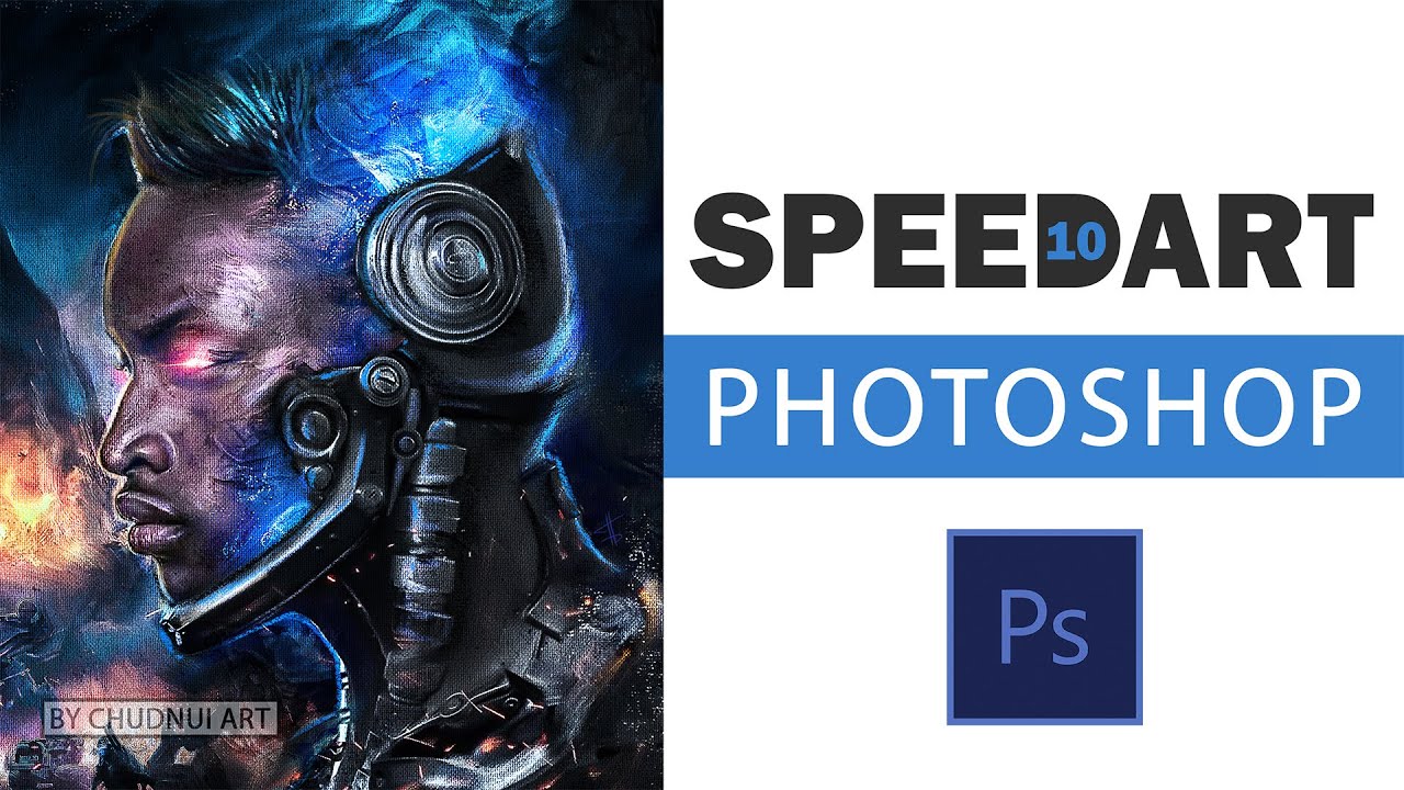 SpeedArt 10 / #Photoshop / #PORTRAIT / #fantasyart / SPEED PAINTING / CHUDNUI ART