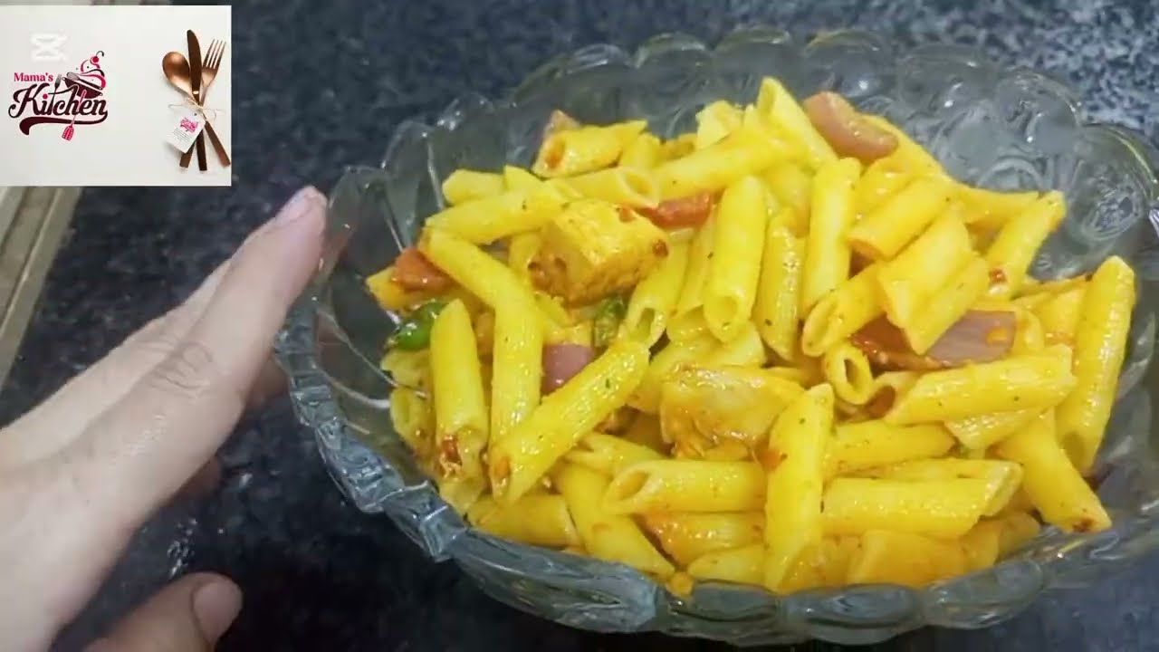 Spicy chicken pasta .... Recipe
