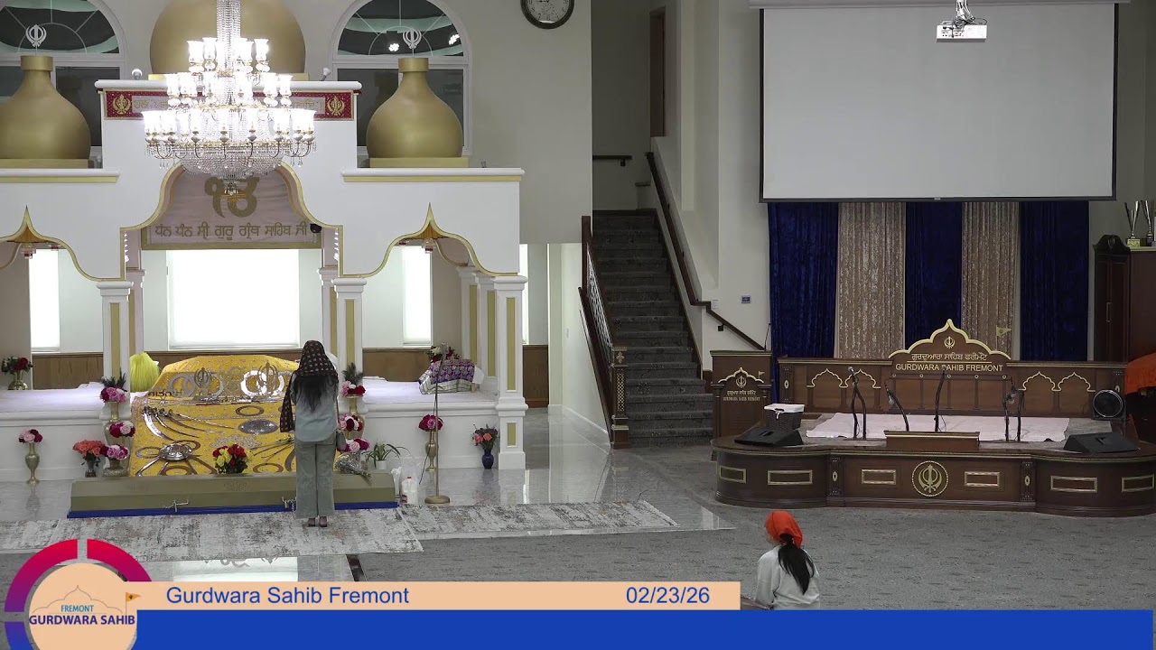 Gurdwara Sahib Fremont Morning Diwan 2026-02-23