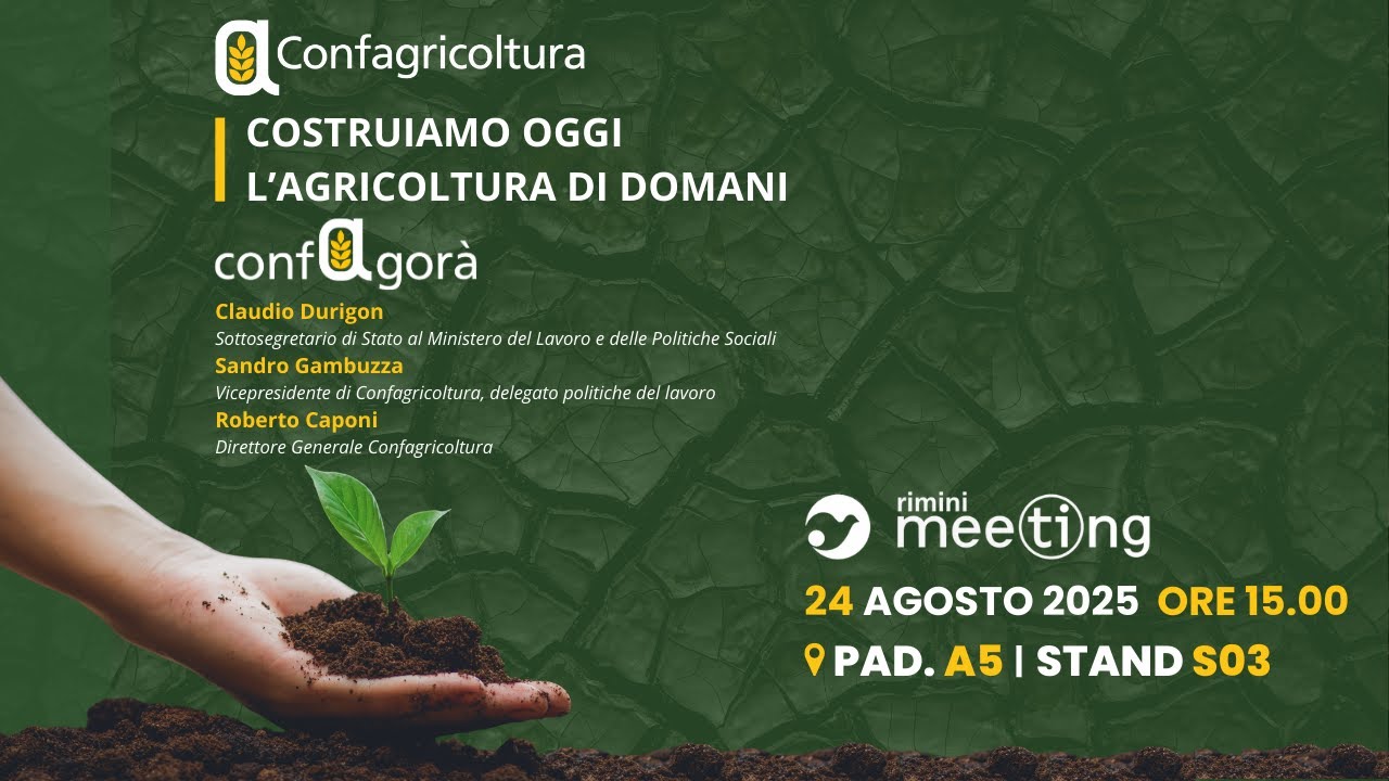 Costruiamo oggi l'agricoltura di domani - incontro con il Sottosegretario al Lavoro Durigon