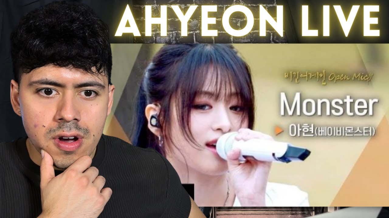 AHYEON - MONSTER | Begin Again Open Mic FIRST REACTION!