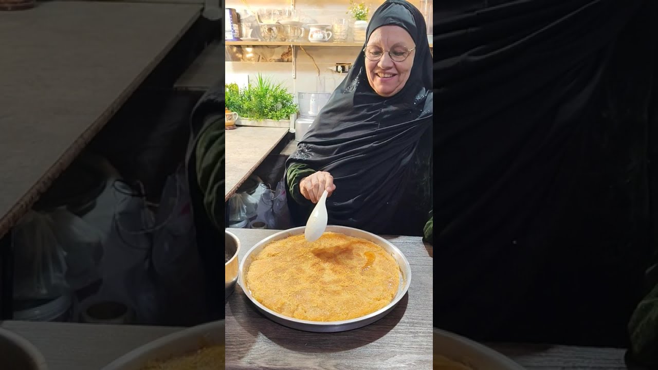 كنافة زمان من غير فرن من ايد ماما  مفيش احلى منها دهبى ومقرمشة