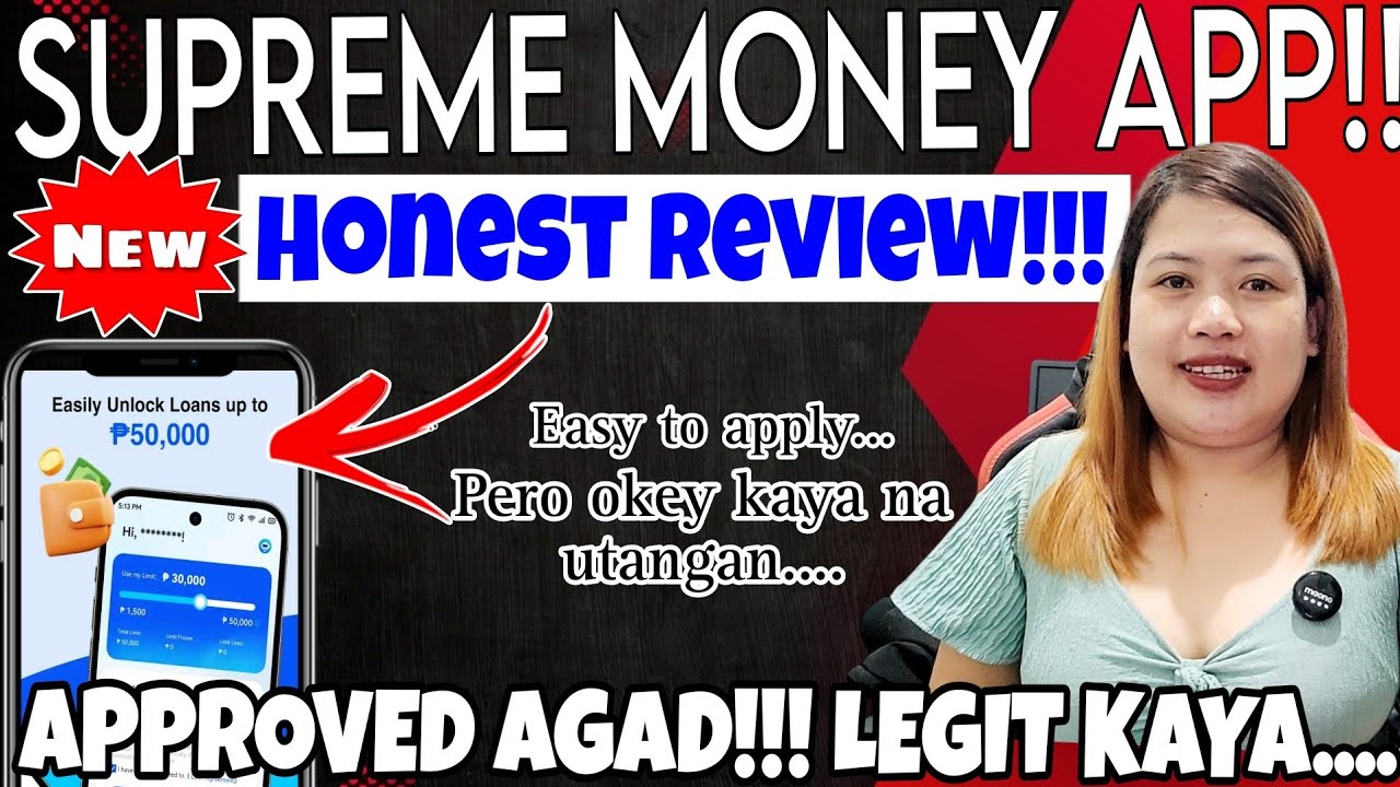 SUPREME MONEY LOAN APP2025!!! LOAN UPTO 60,000PHP IN JUST 3 MIN?! WATCH THIS...