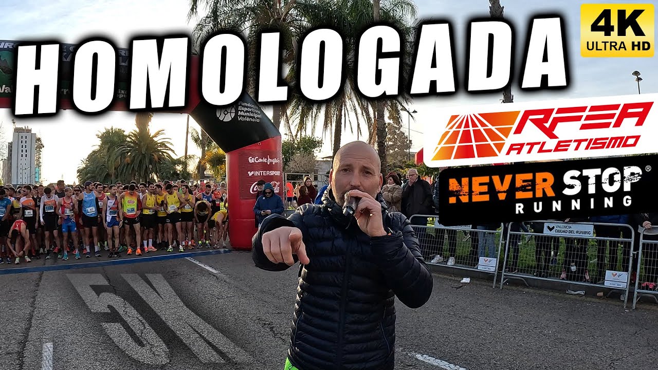 CARRERA NEVER STOP 🛑 RUNNING 2024 🏆 CLASIFICACIÓN DESDE DENTRO DEL RECORRIDO 🎯 HOMOLOGADA RFEA