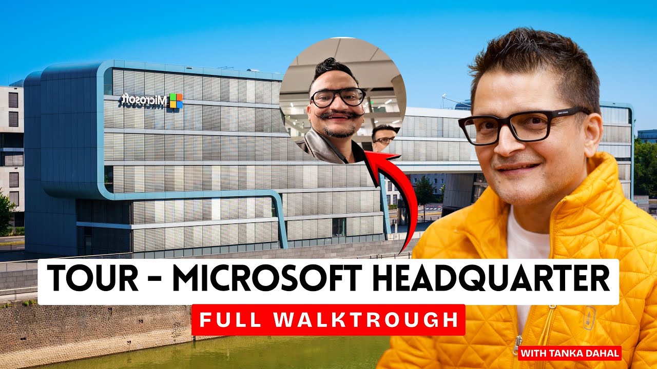 Microsoft Headquarter Tour | with Tanka Dahal 