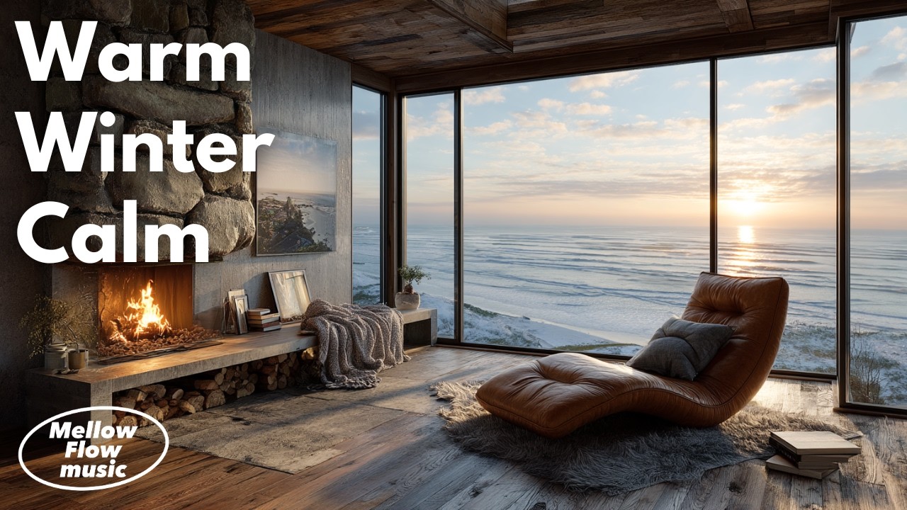 Winter Light, Gentle Warmth | Cozy Chill Lounge for Quiet Focus