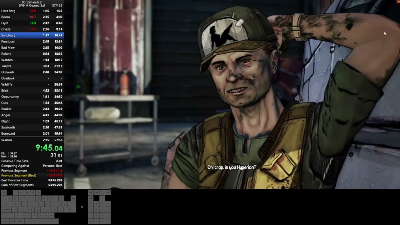 Borderlands 2 UVHM Geared Sal Speedrun in 56:49