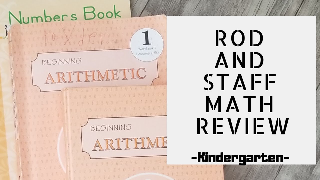 Rod and Staff Math Review- Kindergarten