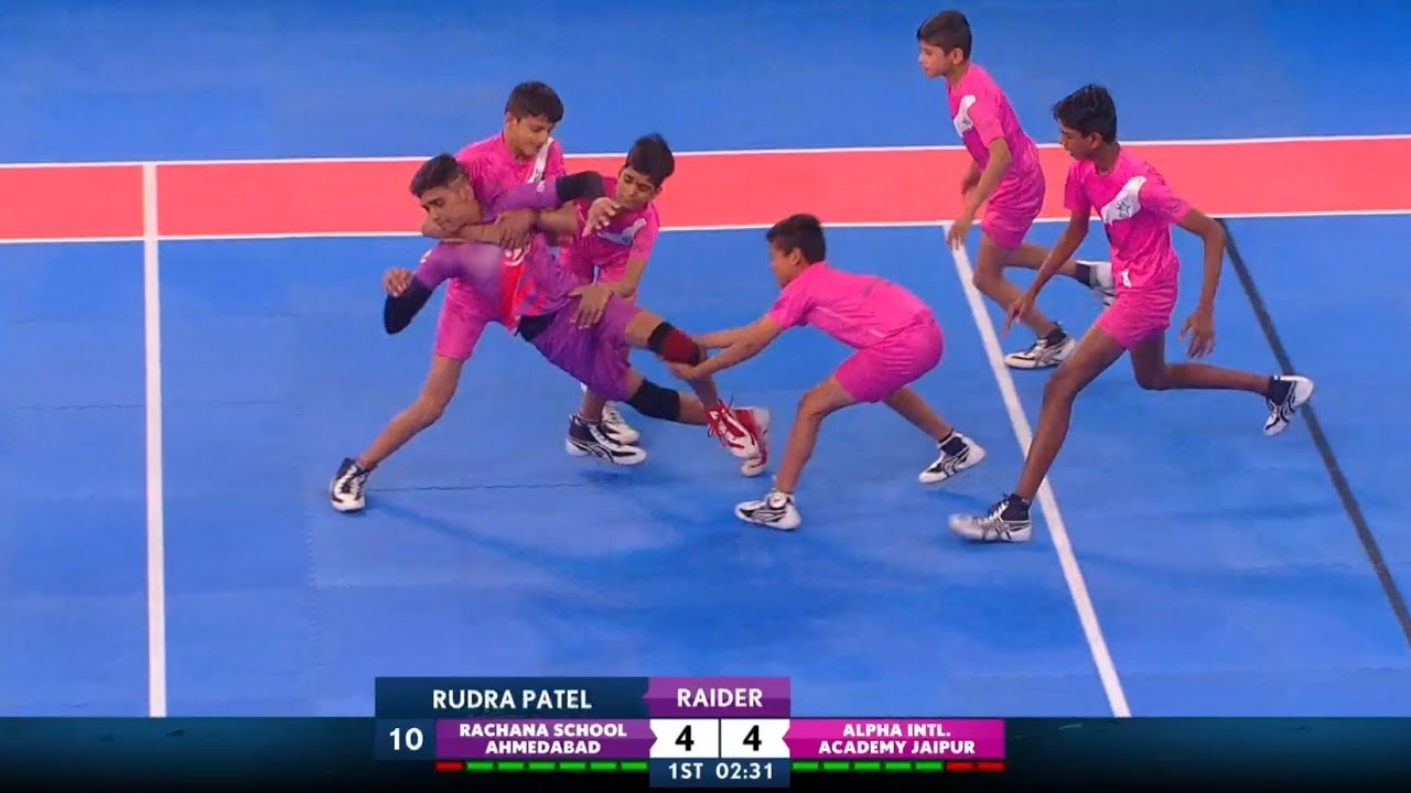 Rachana School vs Alpha Int. Academy Kabaddi 4th Match Highlights | KBD Juniors National Finals 2018