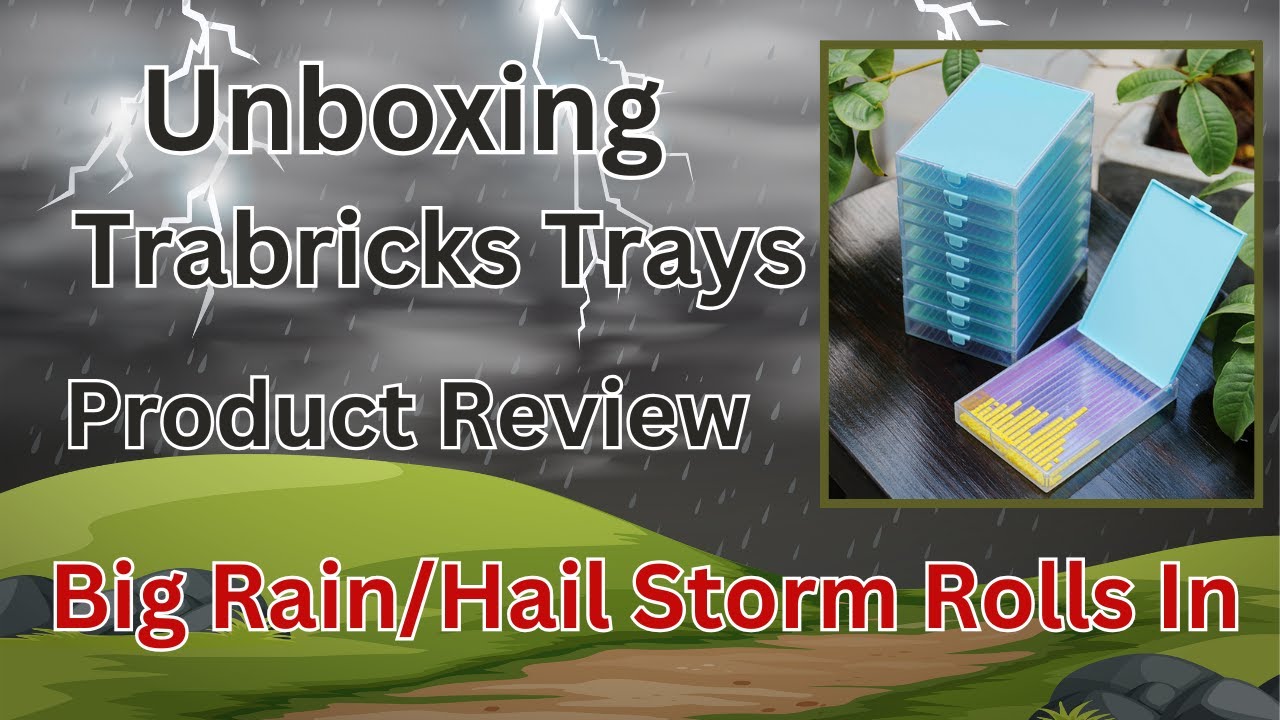Diamond Painting Product Review - Trabricks  Cateared -Kitting Up - Big Storm Moves In - Rain & Hail
