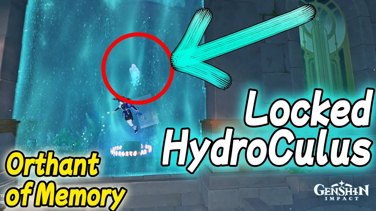 Hydroculus inside Mirror 〓 Orthant of Memory 〓 Genshin Impact